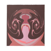 Bloc-note Belle Motif Maroon Africain Design d'impression (Devant)