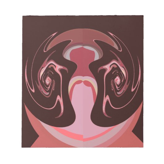 Bloc-note Belle Motif Maroon Africain Design d'impression (Devant)