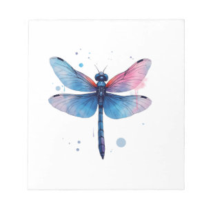 Bloc-note Belle Nature Motif Graphique Coloré Libellule