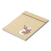 Bloc-note Belle Noël Snowman Notepad Cadeau (Tourné)