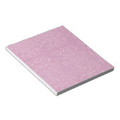 Bloc-note Belle parties scintillant mauve à la mode brillant (Incliné)