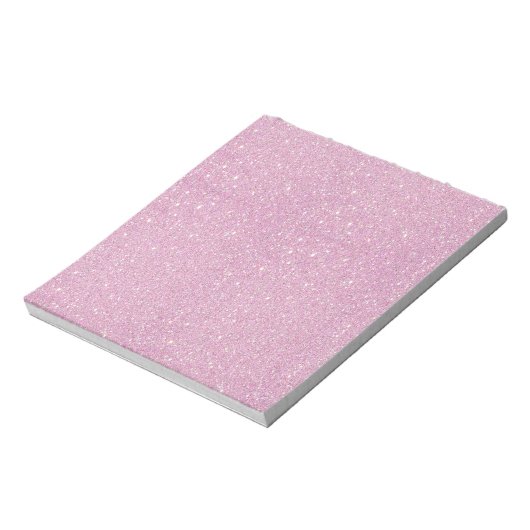 Bloc-note Belle parties scintillant mauve à la mode brillant (Tourné)