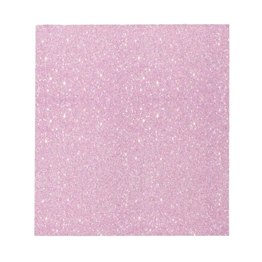 Bloc-note Belle parties scintillant mauve à la mode brillant (Devant)