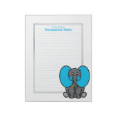 Bloc-note Belle Phant Grey Lined (Tourné)
