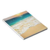 Bloc-note Belle plage d'été coucher de soleil (Incliné)