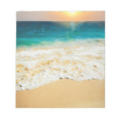 Bloc-note Belle plage d'été coucher de soleil (Devant)