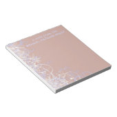 Bloc-note Belle Psychologue Scolaire Note Pad (Incliné)