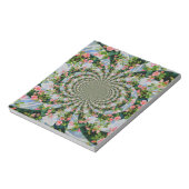 Bloc-note Belle roses roses rouges rétro aquarelle fleurie (Tourné)