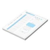 Bloc-note Belle Tear Editable Away Daily Planner (Tourné)