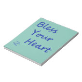 Bloc-note Bénissez votre coeur (Tourné)