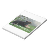 Bloc-note berger allemand pourri gâté (Tourné)