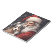 Bloc-note Berger Australien avec le Père Noël de Noël (Tourné)