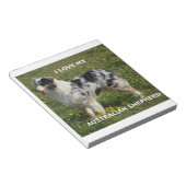 Bloc-note berger australien bleu merle amour w pic (Incliné)