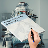 Bloc-note Besoin désespéré d'une liste de tâches