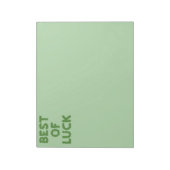Bloc-note Best of Luck Clovers Greeting (Tourné)