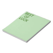 Bloc-note Best of Luck Clovers Greeting (Tourné)