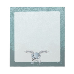 Bloc-note Béton bleu-gris