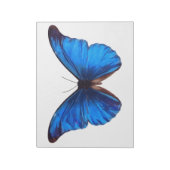 Bloc-note Beurre animal Insect Nature Morpho Bleu Post-it (Tourné)