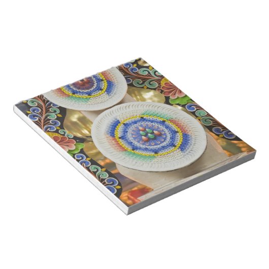 Bloc-note Bhoutan. Des gâteaux cérémoniels faits par des moi (Incliné)