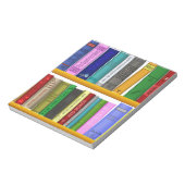 Bloc-note bibliothèque bibliothèque bibliothèque lecture (Tourné)