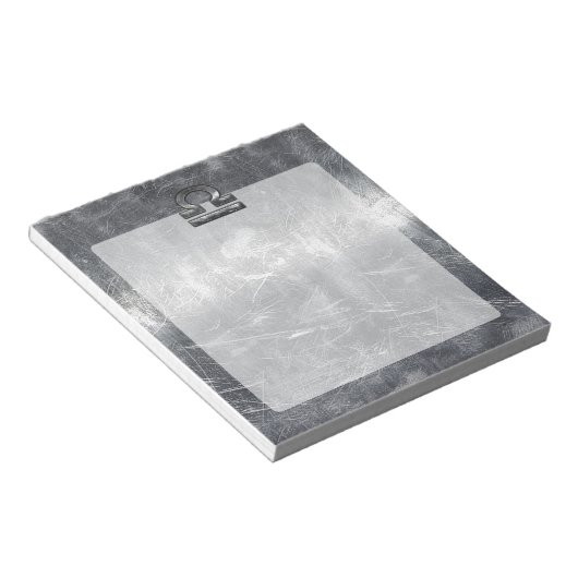 Bloc-note Bibliothèque industrielle Zodiac Connexion Silver  (Incliné)