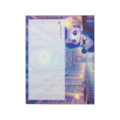 Bloc-note Bibliothèque Lavande Chatons (Tourné)