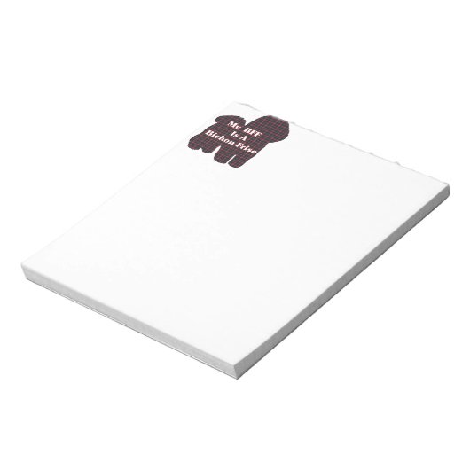 Bloc-note Bichon Frise BFF (Tourné)