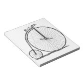Bloc-note Bicyclette à grande roue Penny Farthing (Incliné)