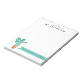 Bloc-note Bienvenue Retour À L'École Poted Cactus Custom (Tourné)