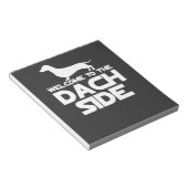 Bloc-note Bienvenue Sur Le Côté Dachshund (Incliné)