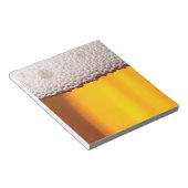Bloc-note Bière Closeup Boisson Party Motif jaune (Incliné)