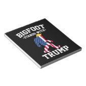 Bloc-note Bigfoot Se Déplace Avec Les Élections Trump De 202 (Incliné)