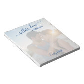 Bloc-note Billets Doux et les choses à faire Photo Carré per (Incliné)