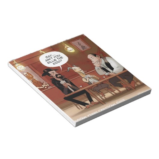 Bloc-note Billy L'Enfant ? Drôle dessin de chèvre (Incliné)