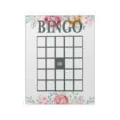 Bloc-note Bingo Baby Shower Rose Dorée (Tourné)