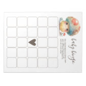 Bloc-note Bingo Bébé Champignon Fantaisiste (Devant)
