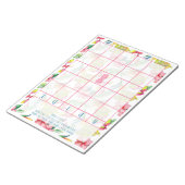 Bloc-note Bingo Fête des mariées tropicale (Incliné)