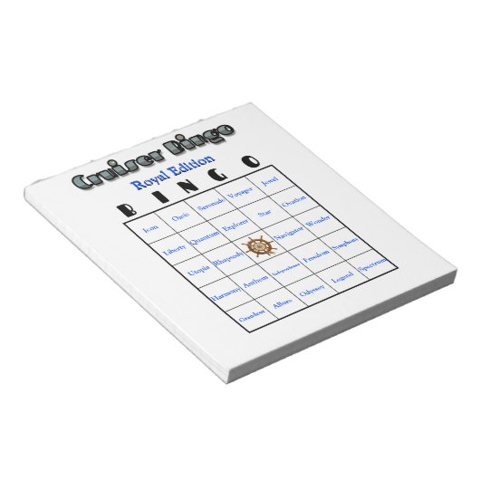 Bloc-note Bingo Royal (Incliné)