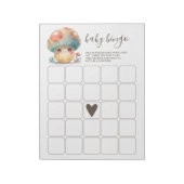 Bloc-note Bingo Whimsical Mushroom Baby (Tourné)