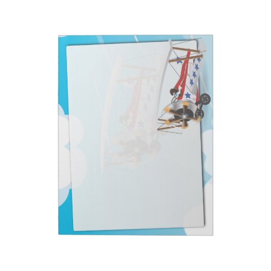 Bloc-note biplane (Tourné)