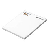 Bloc-note Biplane en bois (Tourné)