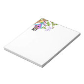 Bloc-note Birdhouse en damier (Tourné)