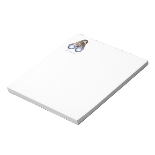 Bloc-note Birdwatcher Hawk Oiseau vous observant Humour (Tourné)