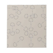 Bloc-note Bits équestres beiges (Devant)