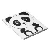 Bloc-note Bizarre d'ours de panda (Incliné)