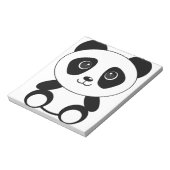 Bloc-note Bizarre d'ours de panda (Tourné)