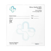 Bloc-note Black and White Clean & Minimal Business RX (Devant)