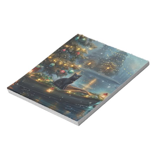 Bloc-note Black Cat Noël Festive Voyage (Tourné)