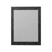 Bloc-note Black Charcoal Damask (Tourné)