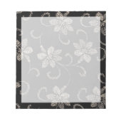 Bloc-note Black Floral Toss (Devant)